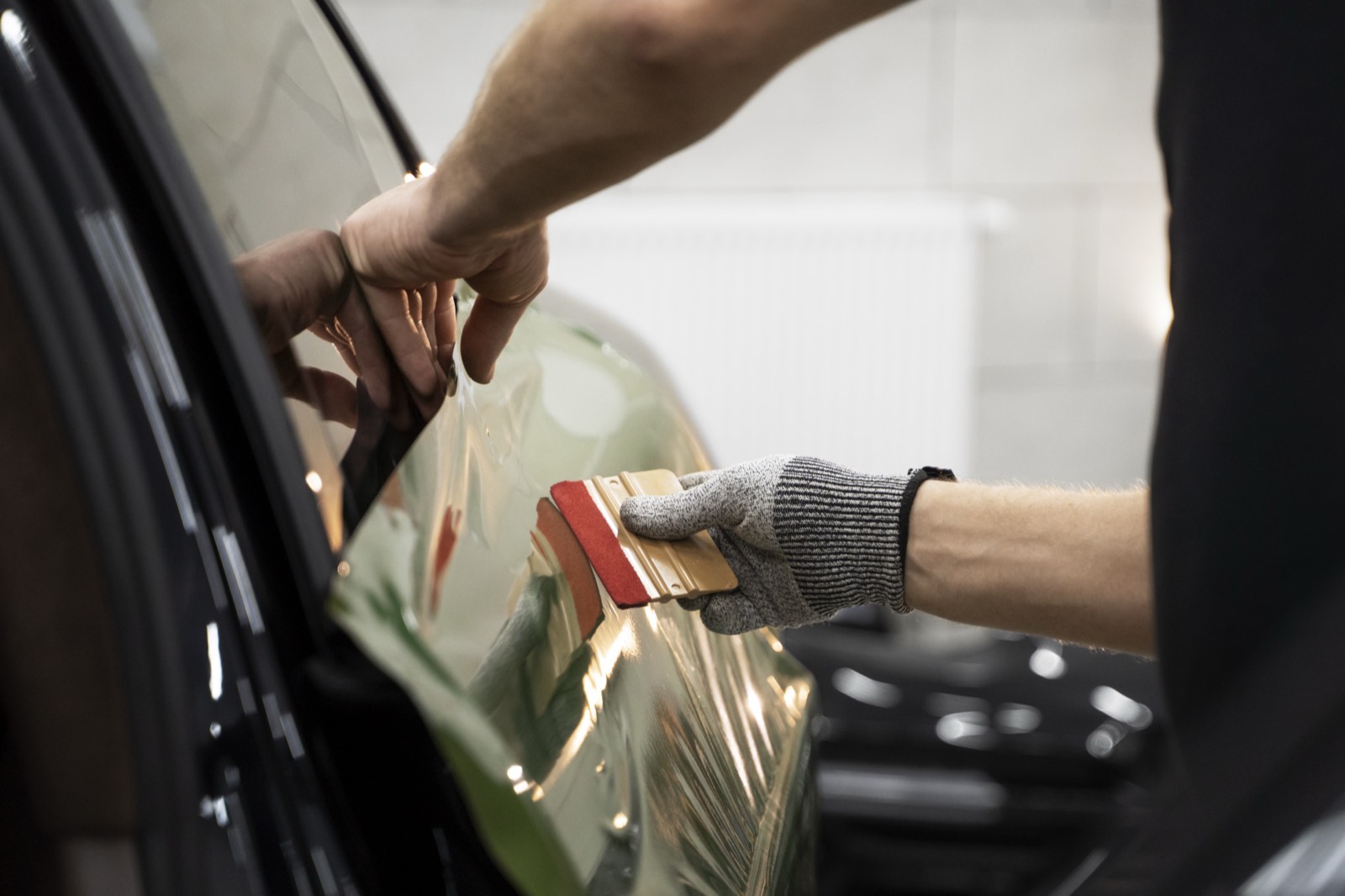 Car wrap detail